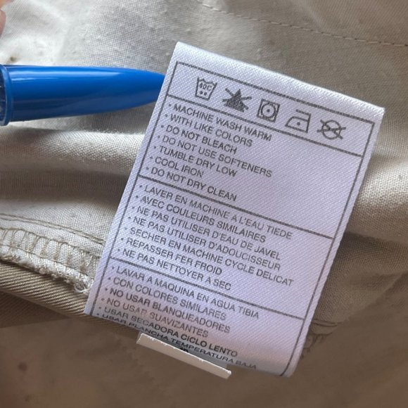 Nike Men's Size 36 Golf Shorts Flat Front Tan/Khaki Dri-Fit Technology Pockets - Picture 6 of 7